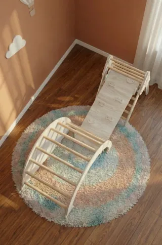 Gimnasio Montessori 3 en 1 de Madera pikler Nuevo