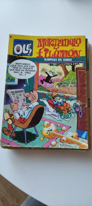 9 COMICS DE MORTADELO Y FILEMÓN.