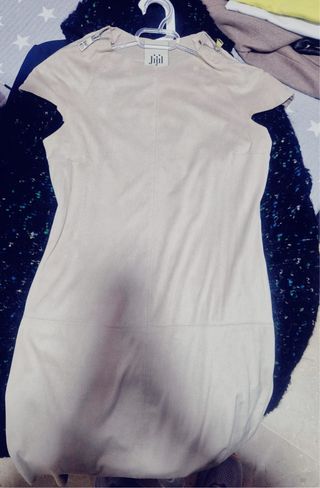 Vestido ante Jijil beige