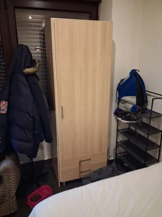 Armario Mueble Madera y Metal