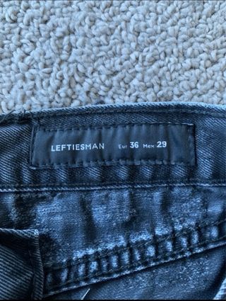 Pantalón corto vaquero Lefties negro Talla S