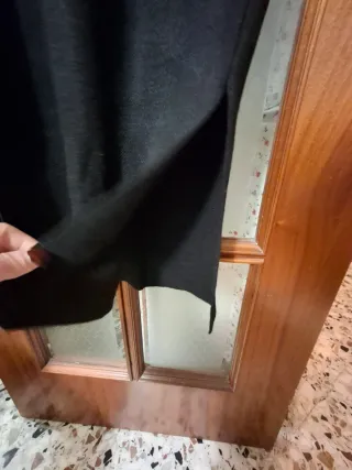 Abito donna nero con scritta REACREWS