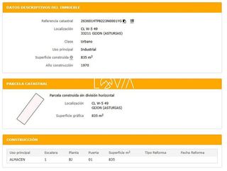 Nave industrial en venta en Tremañes en Gijón