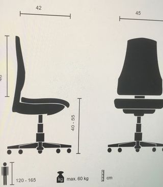 Silla ergonómica infantil/juvenil