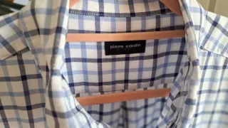 Camisa Pierre Cardin sport cuadros hombre talla L