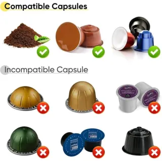 Cafetera Expresso Portátil Gris Metalizado Nueva