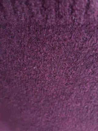 Jersey cuello alto burdeos