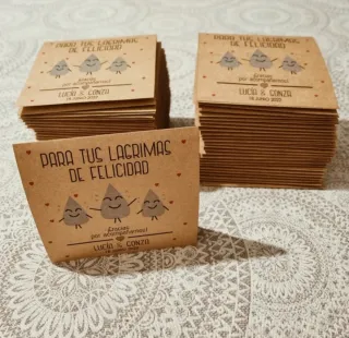 Pañuelos  personalizados para bodas y más