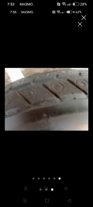 Rueda de repuesto galleta coche