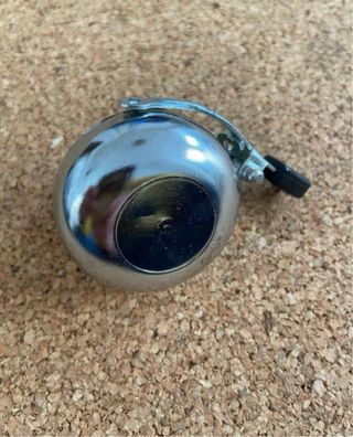 Timbre de bicicleta clásico cromado