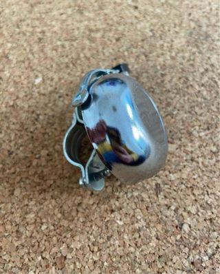 Timbre de bicicleta clásico cromado