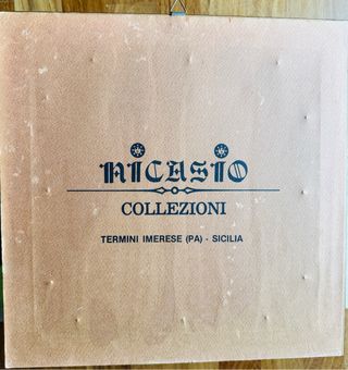 Piatto Umberto II Porcellana Oro