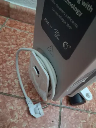 Radiador eléctrico blanco