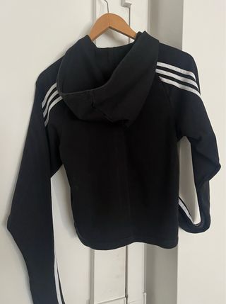 Sudadera Adidas Negra con Capucha