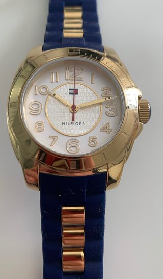 Reloj Tommy Hilfiger Dorado Esfera Gris