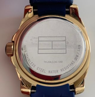 Reloj Tommy Hilfiger Dorado Esfera Gris