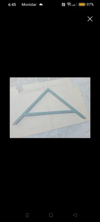 Escuadra metálica resistente 80x80