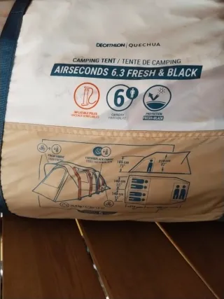 Tienda Campaña Quechua Air Seconds 6.3