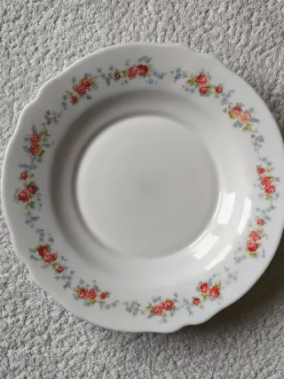 LOTE 8 PLATOS "ARCOPAL" 4 HONDOS + 4 LLANOS FLORES