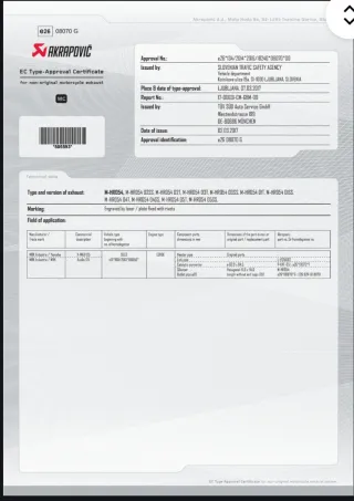 Tubo de escape Akrapovic Yamaha XMAX 125