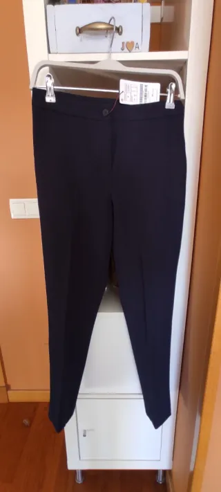 Pantalón vestir Punto Roma azul marino T.36