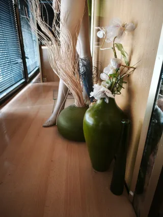 Maceteros de cerámica decorados