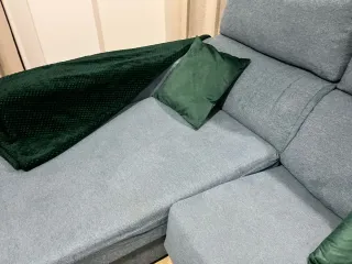 Sofá Chaise Longue Azul