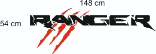 Pegatinas Ford Ranger RANGER
