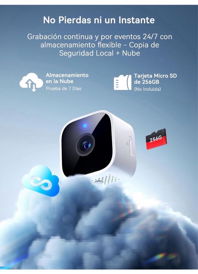 Cámara Vigilancia WiFi Outinput 2K 3MP Interior