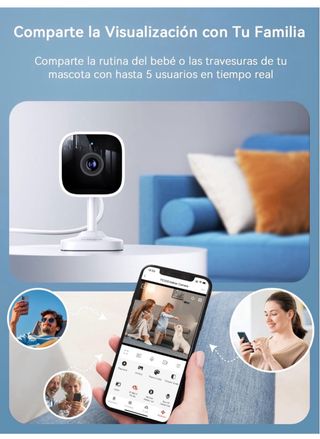 Cámara Vigilancia WiFi Outinput 2K 3MP Interior