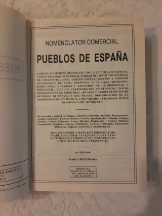 Pueblos de España: nomenclator comercial