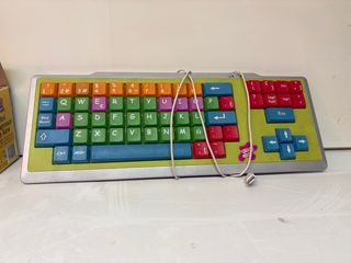 Teclado ordenador multicolor