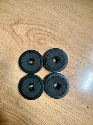 4 Bases / Soportes para Altavoces Negro