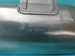 Tubo de escape BMW S1000RR 2017-2018