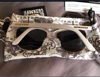 Gafas de Sol Hawkers Blancas y Plateadas