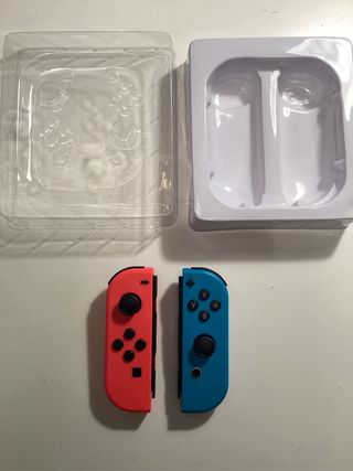 Mandos Joy-Con Nintendo Switch Rojo y Azul