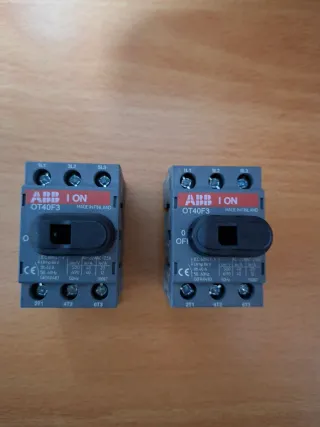 Seccionador ABB OT40F3 3P 40A