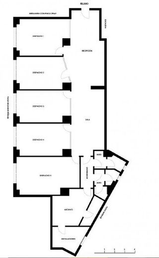 Oficina en venta en Centro en Gijón