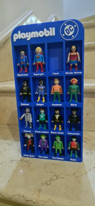 Espositore Playmobil DC Comics