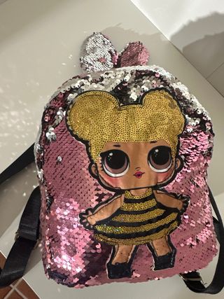 Mochila LOL con lentejuelas