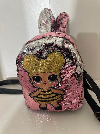 Mochila LOL con lentejuelas