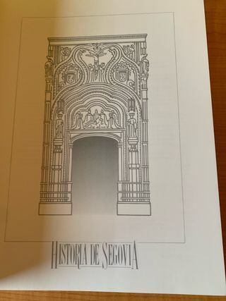 Libro historia de Segovia