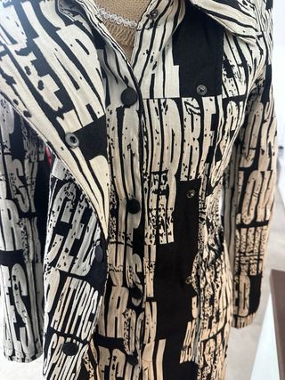 Abrigo Desigual entretiempo estampado