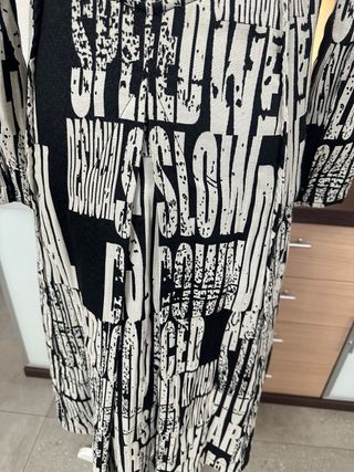 Abrigo Desigual entretiempo estampado