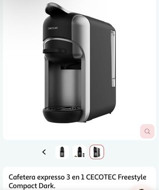 Cafetera Cecotec Freestyle Compact 3 en 1