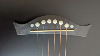 Guitarra Acústica Negra