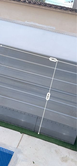 Caseta Jardín PVC 2x1.5x2m