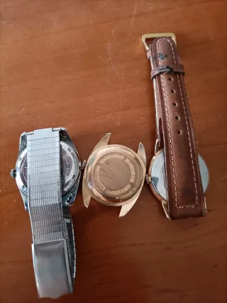 Reloj Omatic Automático Plata y Oro