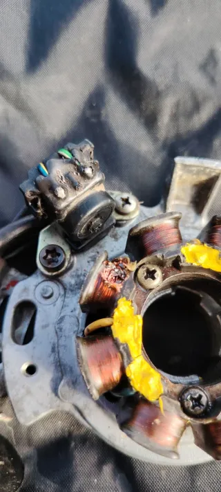 Rotor y Plato Encendido Honda CR 250 1998