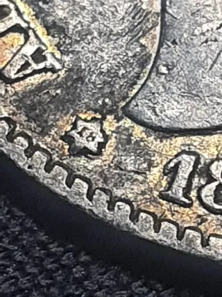 1 Peseta 1881 Plata Alfonso XII